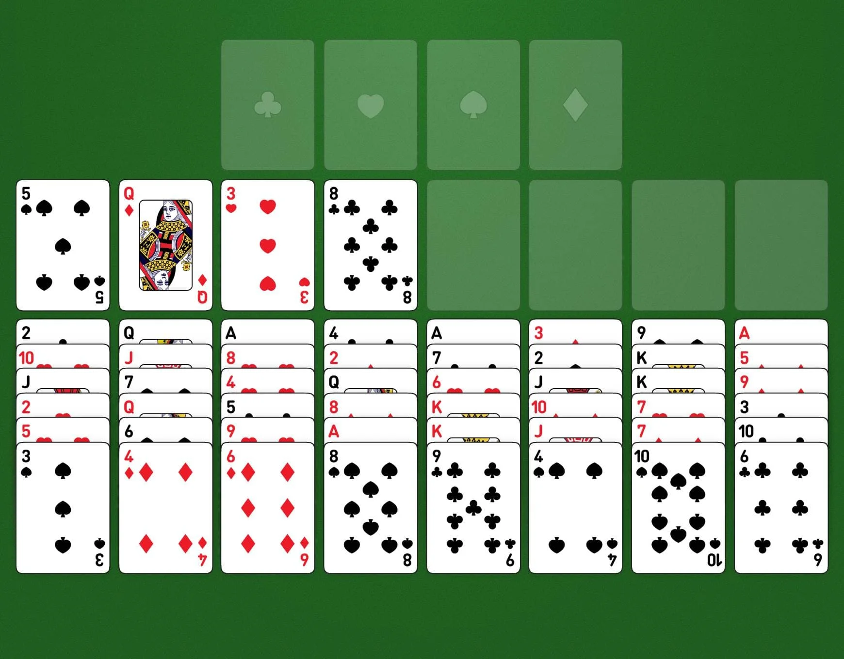 1 suit spider solitaire free